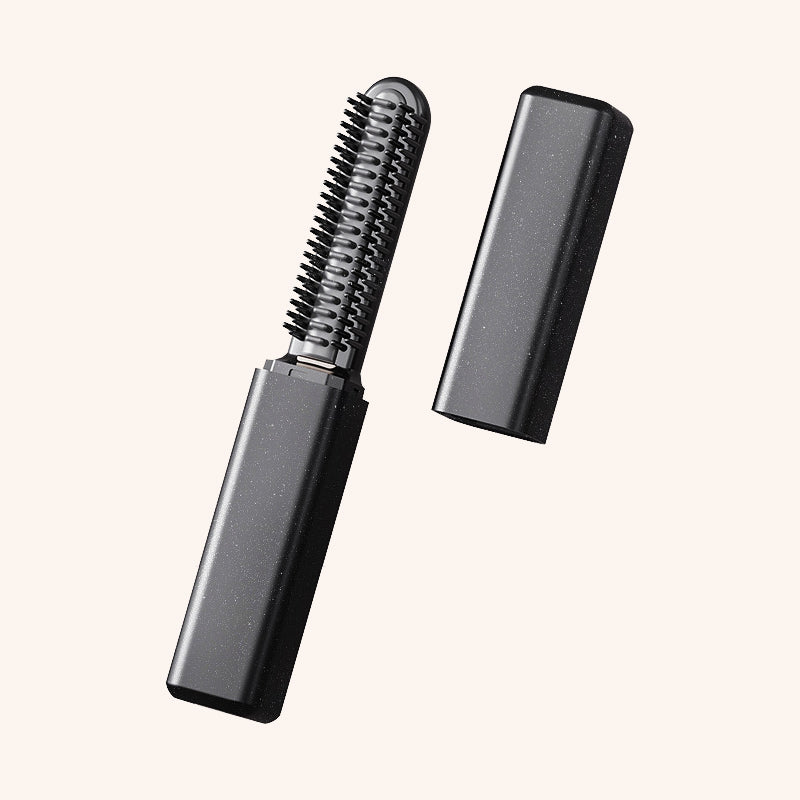 ✨ Mini trådløs varmekam for lugg – perfekt for styling på farten