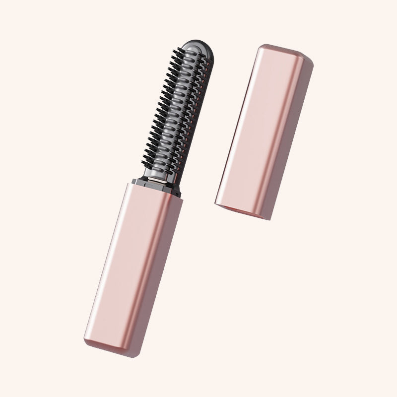 ✨ Mini trådløs varmekam for lugg – perfekt for styling på farten